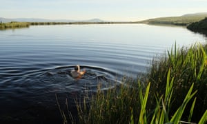 Daniel Start in Keeper’s Pond.