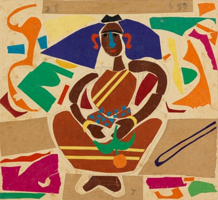 Nice enough … Lady with Fruit by Benode Behari Mukherjee.