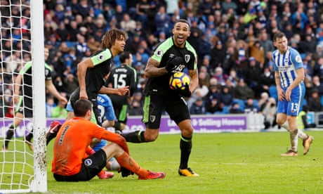 Callum Wilson’s scrambled goal rescues point for Bournemouth at Brighton