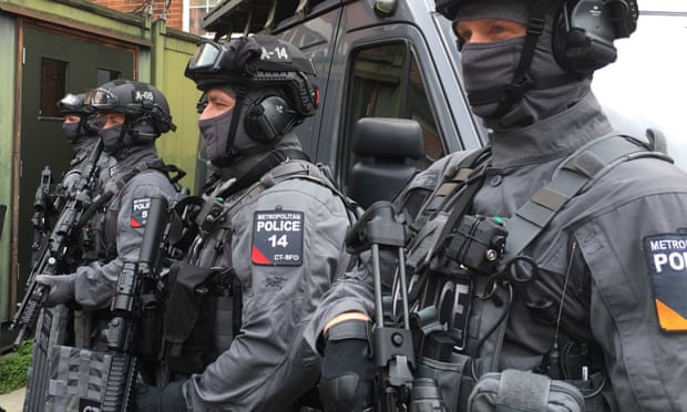 Members of the Met police’s counter-terror firearms unit.