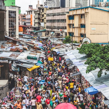 Downtown Lagos, Nigeria.