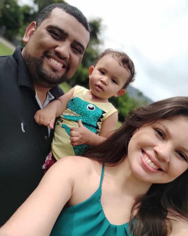 Michel Castro, his wife Juliana and one-year-old son Arthur.