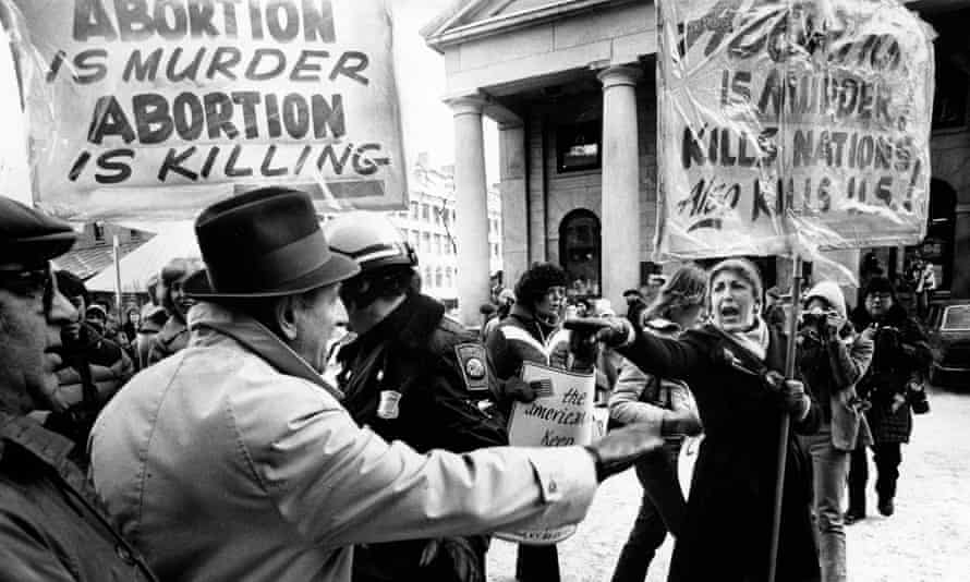 Anti-abortion demonstration in Boston, January 1981.
