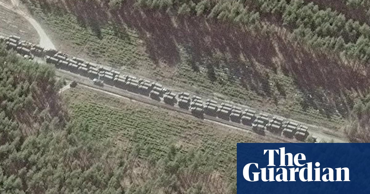 Vast Russian military convoy may be harbinger of a siege of Kyiv