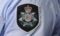 Australian federal police badge.
