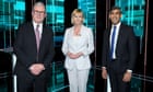 General election: Starmer and Sunak clash over taxes, the NHS and immigration in head-to-head TV debate – as it happened