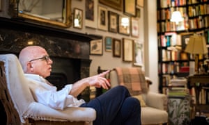 Michael Wolff at his home in New York City, speaking to the Guardian last year.