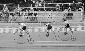 Penny farthing racing