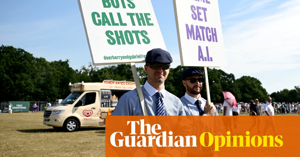Look at Wimbledon without human line judges and tell me this: do you really want life to be perfect? | Hugh Muir