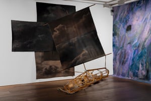 Esther Teichmann, Heavy the Sea, 2018, Installation view