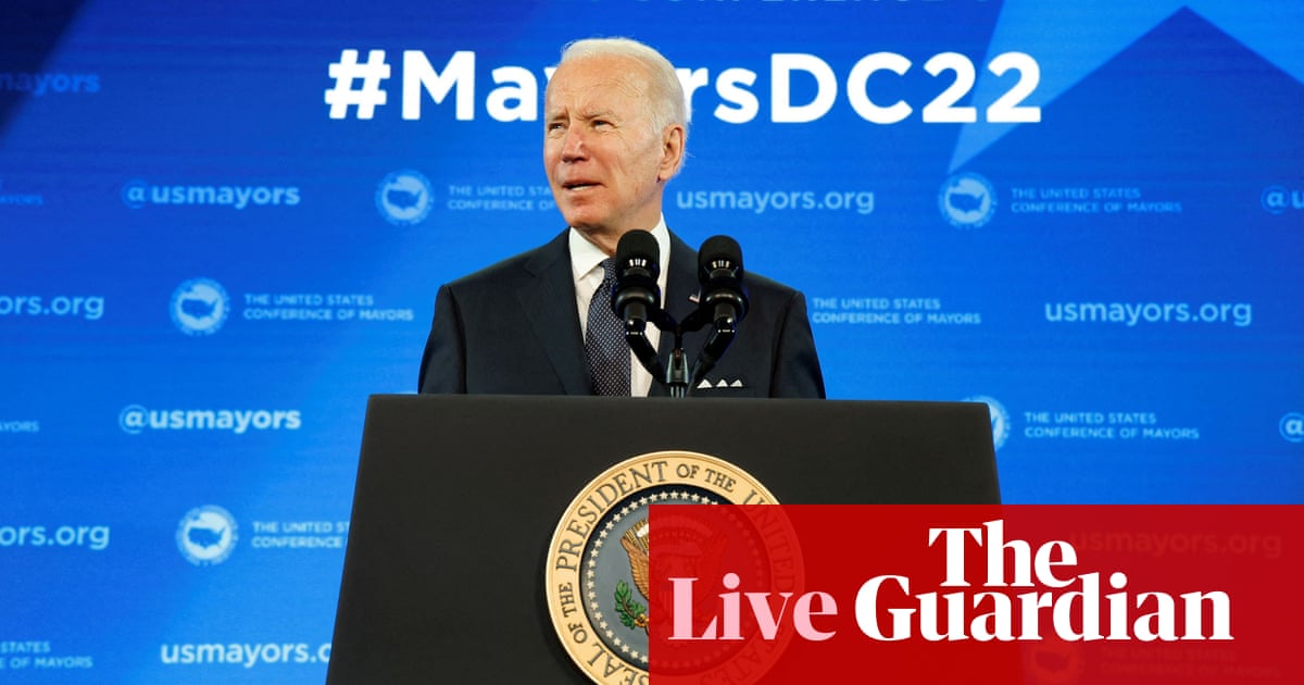 Biden emphasizes need for Build Back Better, citing a more just tax system – live