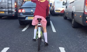 Cycle lane on Parkway going into The Regent’s Park.