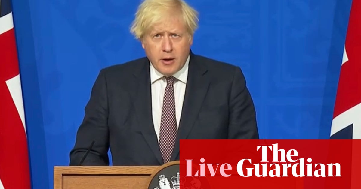 UK Covid live: Boris Johnson gives update on the lifting of Covid-19 restrictions in England