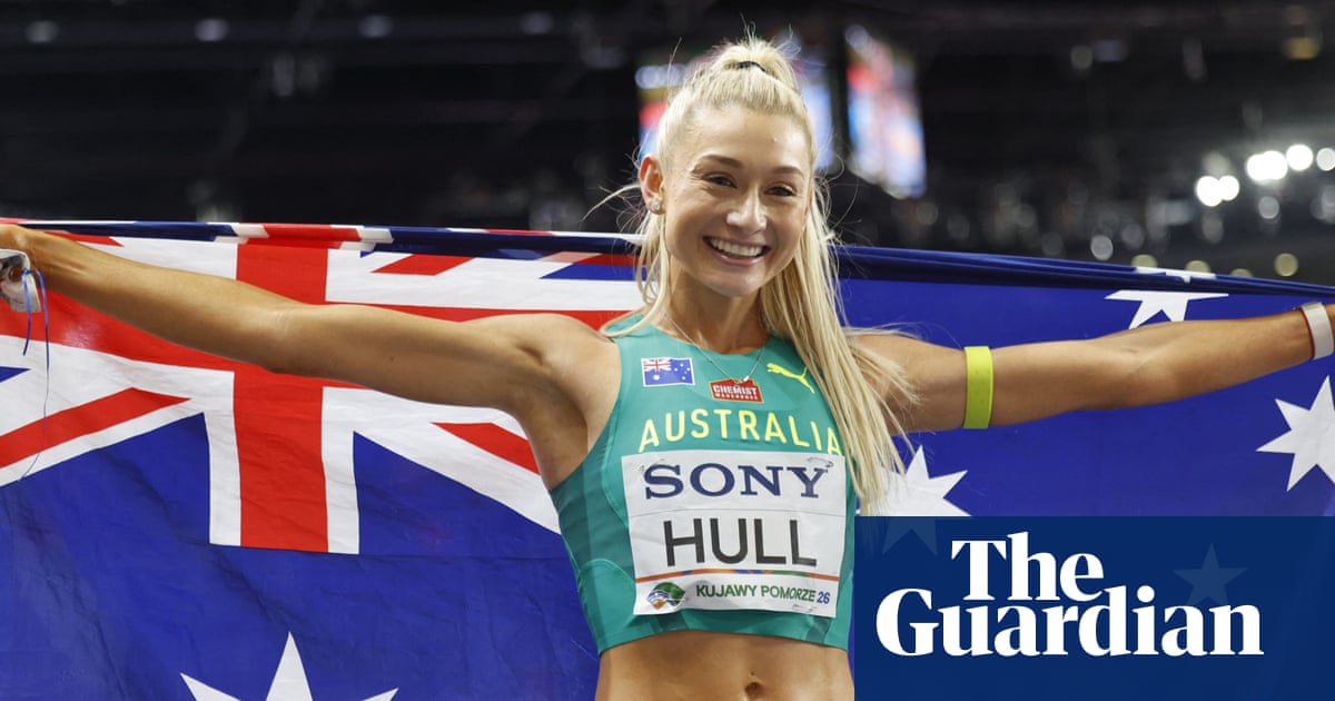 ‘My time is coming’: Australia’s Jessica Hull scoops medal double at world indoors