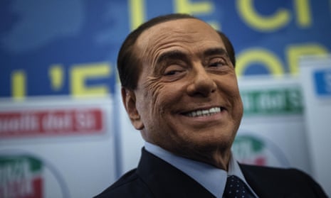 Former Italian PM Silvio Berlusconi in 2018