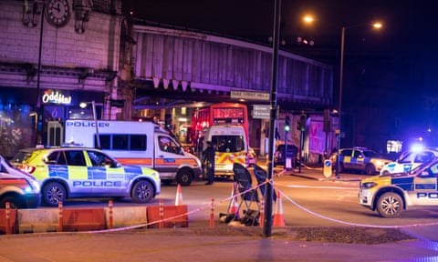 Police at the scene of the London Bridge terror attack in 2017