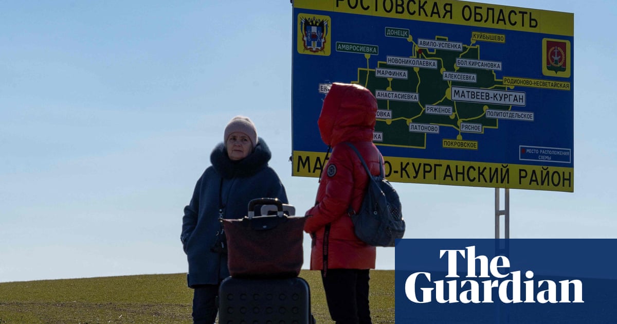 ‘All you can do is cry’: Donbas evacuees face uncertain future in Russia