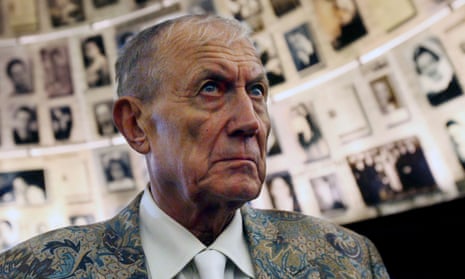 Yevtushenko at the Yad Vashem museum of the Holocaust in Jerusalem, 2007. His poem Babi Yar, which brought him fame in 1961, sprang from the second world war Nazi massacre at a ravine near Kiev.