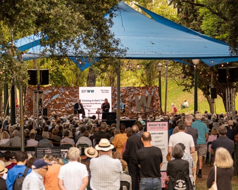 An audience watches writers on a panel at Adelaide writers’ week