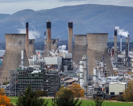 A view of the Ineos plant in Grangemouth