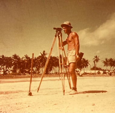 John Marston on the island of Gan in the Maldives