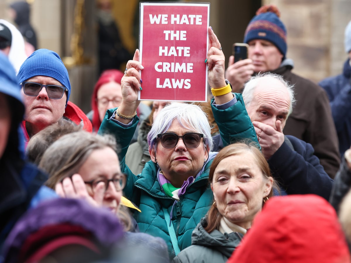 JK Rowling will not be arrested under new Scottish hate law, say police | Scottish politics | The Guardian