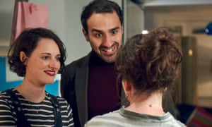 Still reeling … Demetriou as Bus Rodent with Phoebe Waller-Bridge in Fleabag.