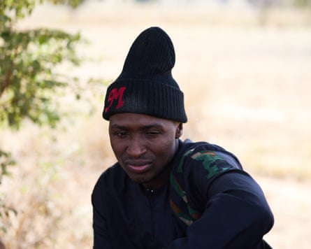 Abu ‘Abu Radde’ Bello wearing a woolly hat
