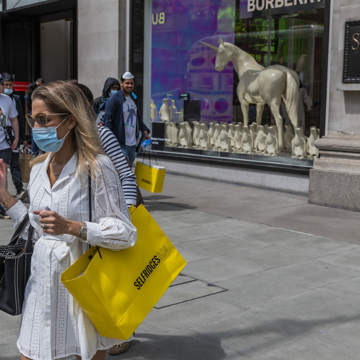 Primark Gate Trainers And People Watching What Non Essential