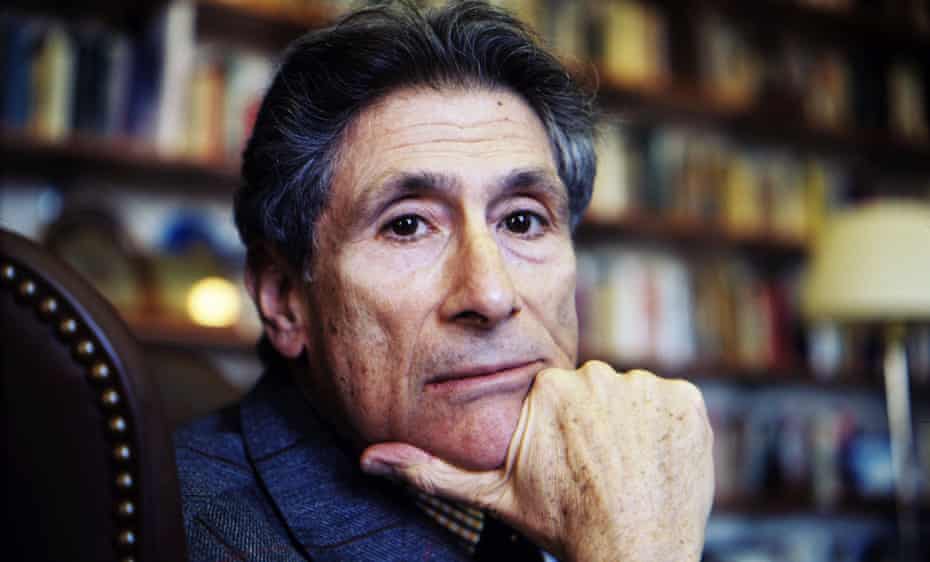 Edward Said in his office at Columbia University in New York City in 2003, a few months before his death.