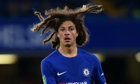 Ethan Ampadu came through Exeter’s academy but has now played seven times for Chelsea.