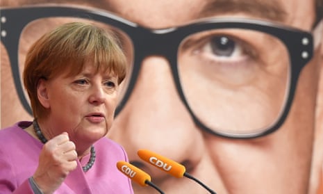 German chancellor Angela Merkel, champion of globalism.