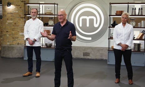 MasterChef judges Monica Galetti, Marcus Wareing and Gregg Wallace.