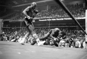 Marvin Hagler and Sugar Ray Seales