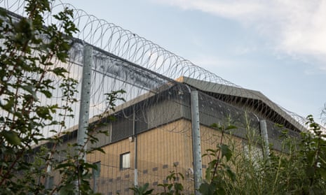Colnbrook detention centre in London, part of Heathrow Immigration Removal Centre.