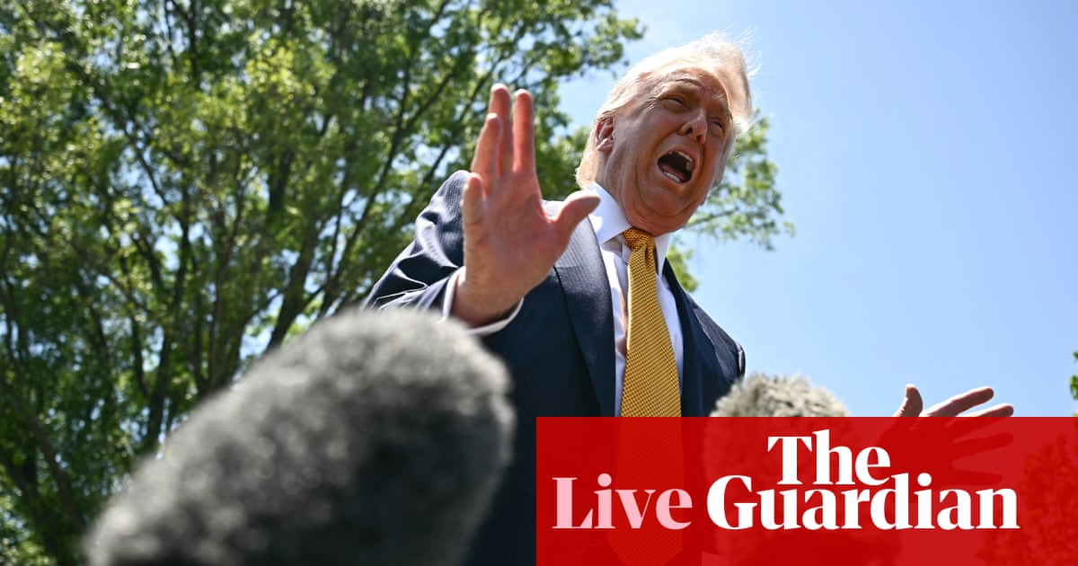 Trump says he ‘doesn’t think about Americans’ financial situation’ as he heads to China for talks with Xi Jinping – US politics live