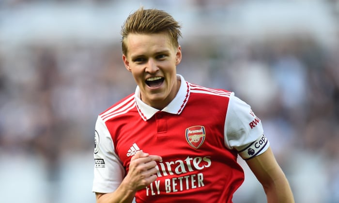Martin Ødegaard exudes captain's cool as he refuses to let Arsenal wilt | Arsenal | The Guardian