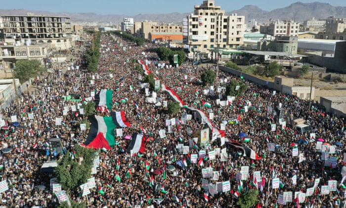 Tens of thousands rally around the world in support of Israel and  Palestinians | Israel-Hamas war | The Guardian