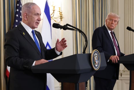 Donald Trump and Benjamin Netanyahu