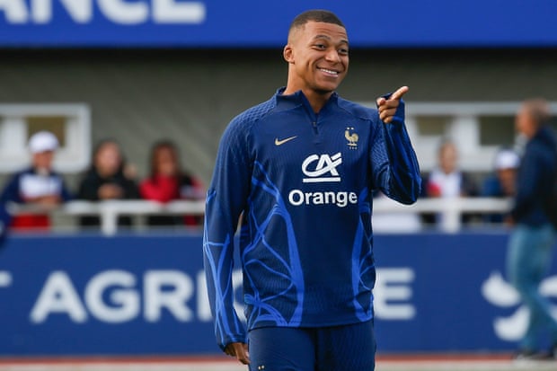 The Home Nations are pinning their collective hopes on Scotland, then | Soccer 2 Kylian Mbappé during France training.