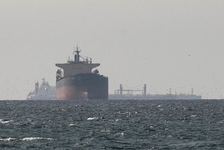 Tankers sail in the Gulf