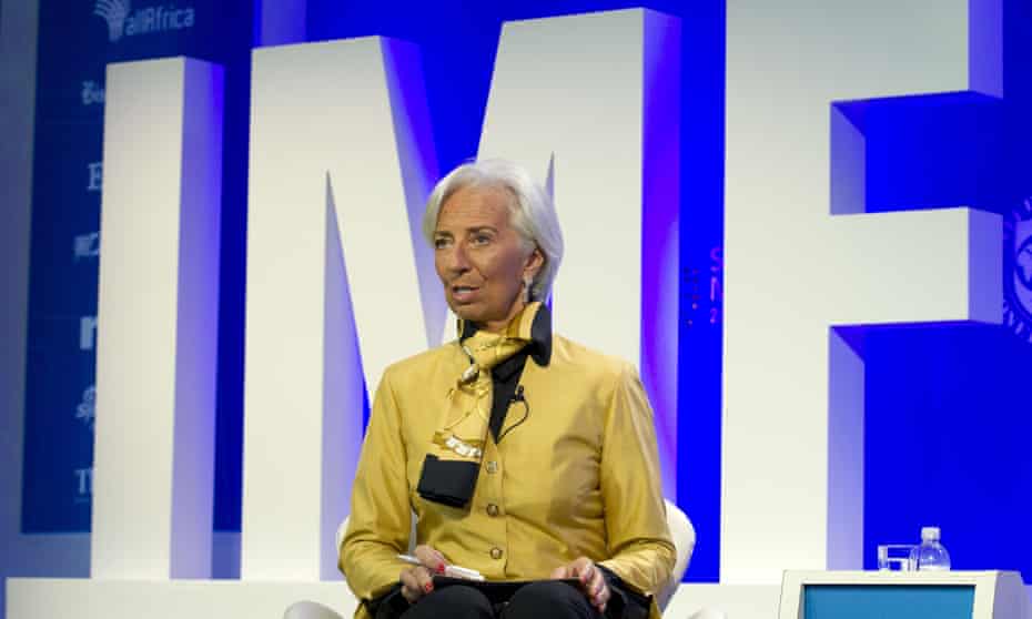 International Monetary Fund managing director, Christine Lagarde