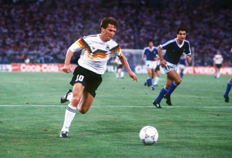 Lothar Matthäus during the 1990 final.
