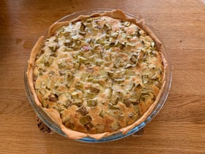 Deborah’s rhubarb pie