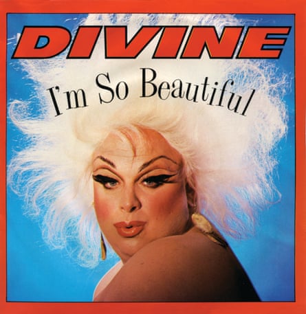 Divine, on the cover of the single I’m So Beautiful in 1984.