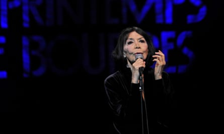 Juliette Greco performing in 2015.