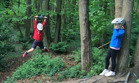 Lesley Jay’s two children, aged seven and nine