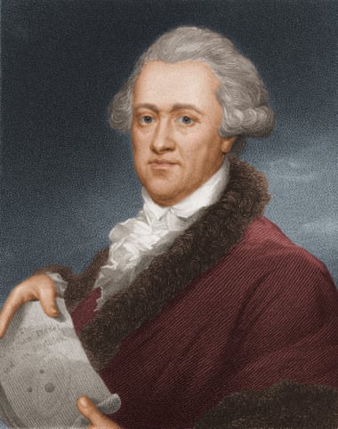 A portrait of William Herschel.