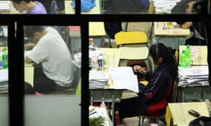 Students revise for the gaokao in Jiaxing, China.