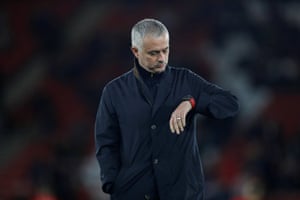 Jose Mourinho at St Mary's.